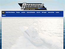 Tablet Screenshot of oceanviewmarinewelding.com